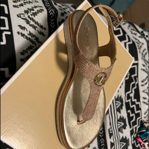 Michael Kors Rose/Blush Gold Sandal